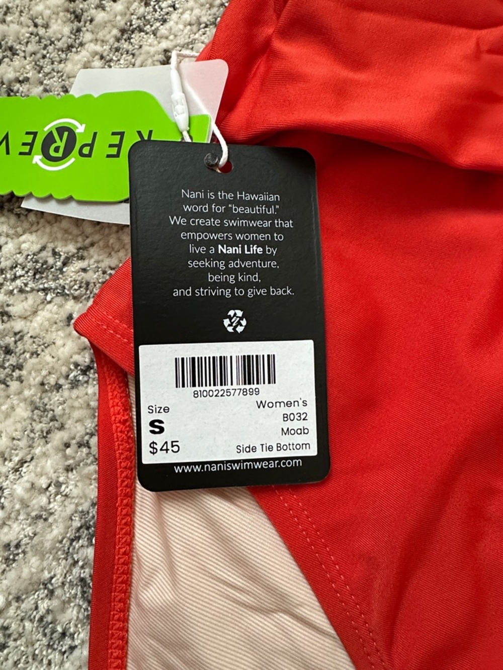 New, Nani Moab Side Tie Bottom Swimwear - Picture 3 of 9